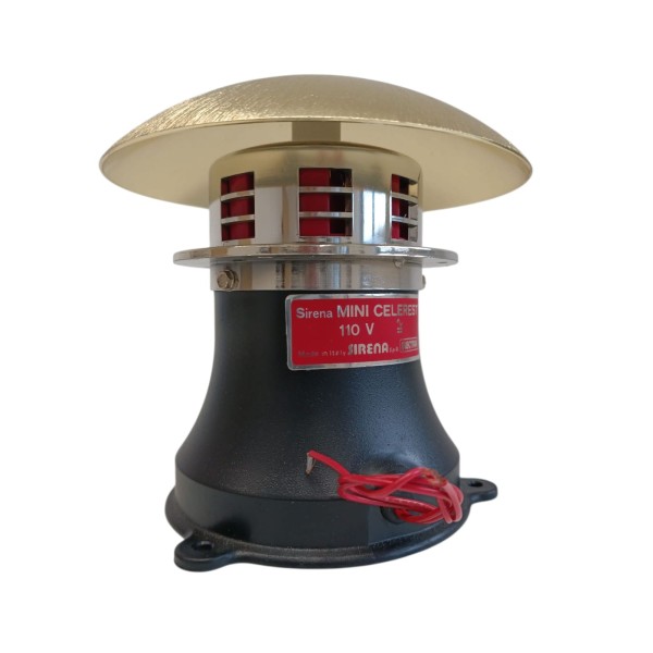 Sirène 42073 minicelerest, dispositif d'avertissement acoustique 110 V CA/CC